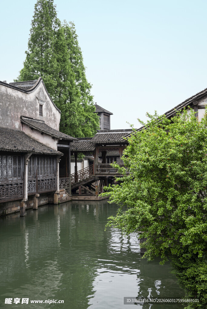 江南水乡古村落风景
