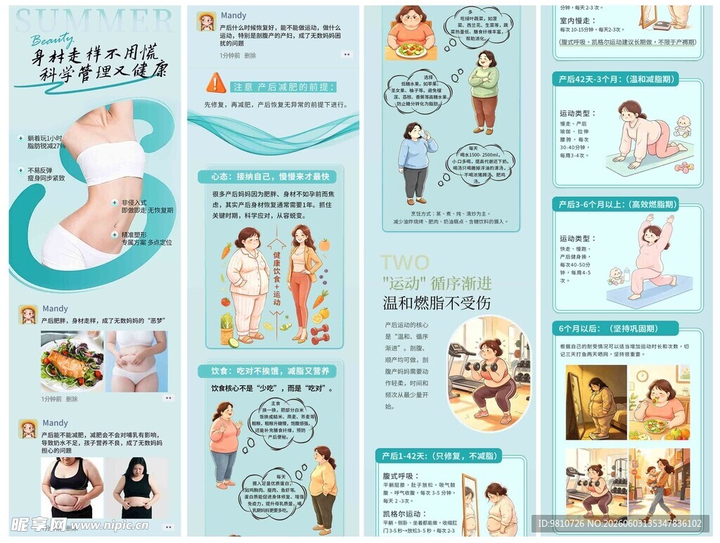 减肥长图