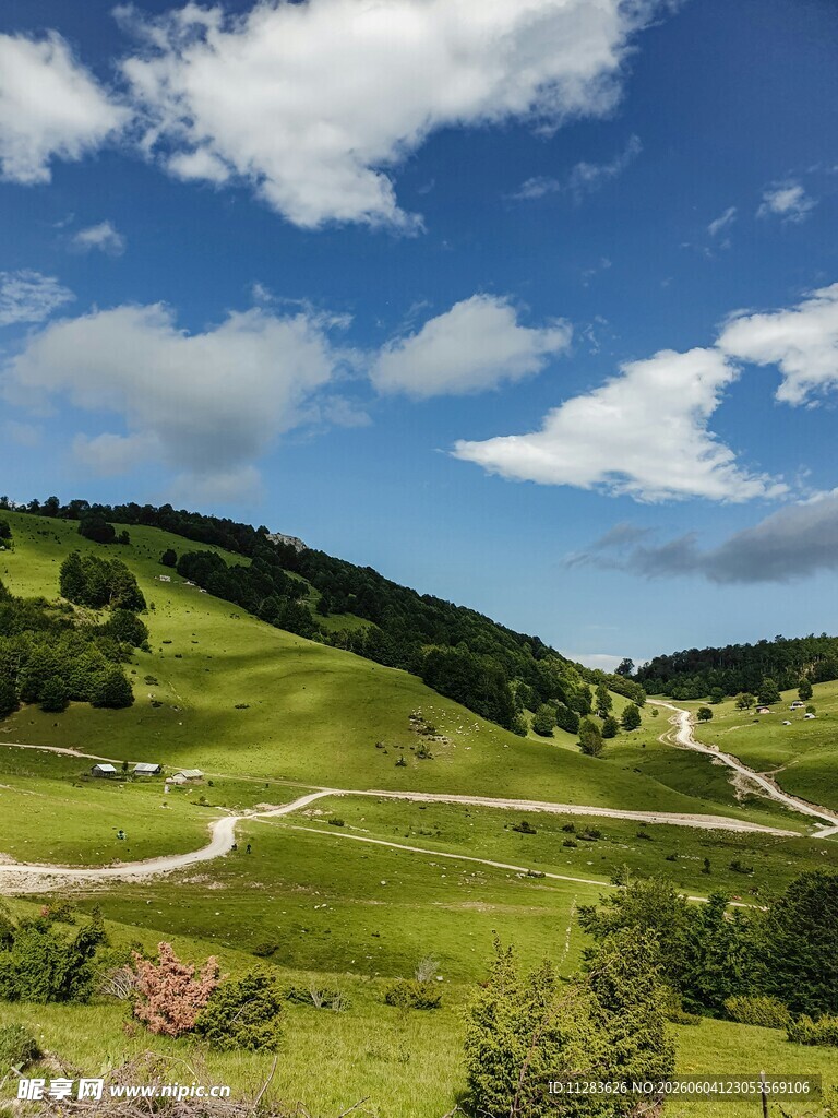 山间绿野美景