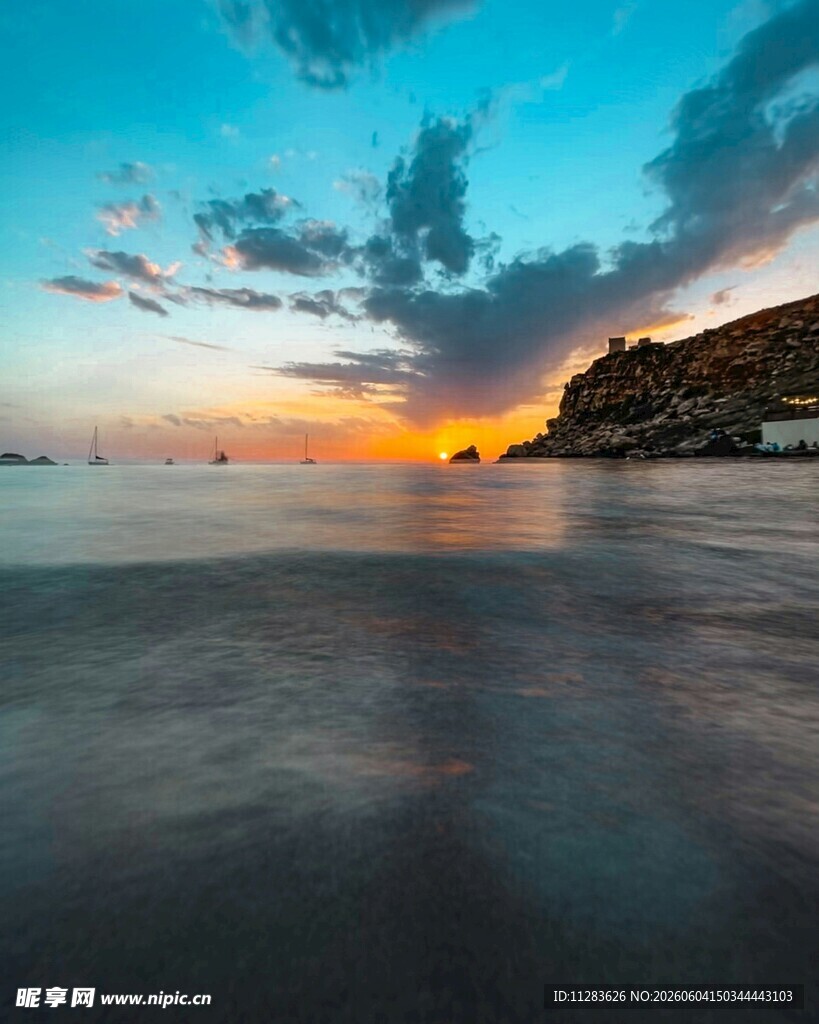 海边日落美景
