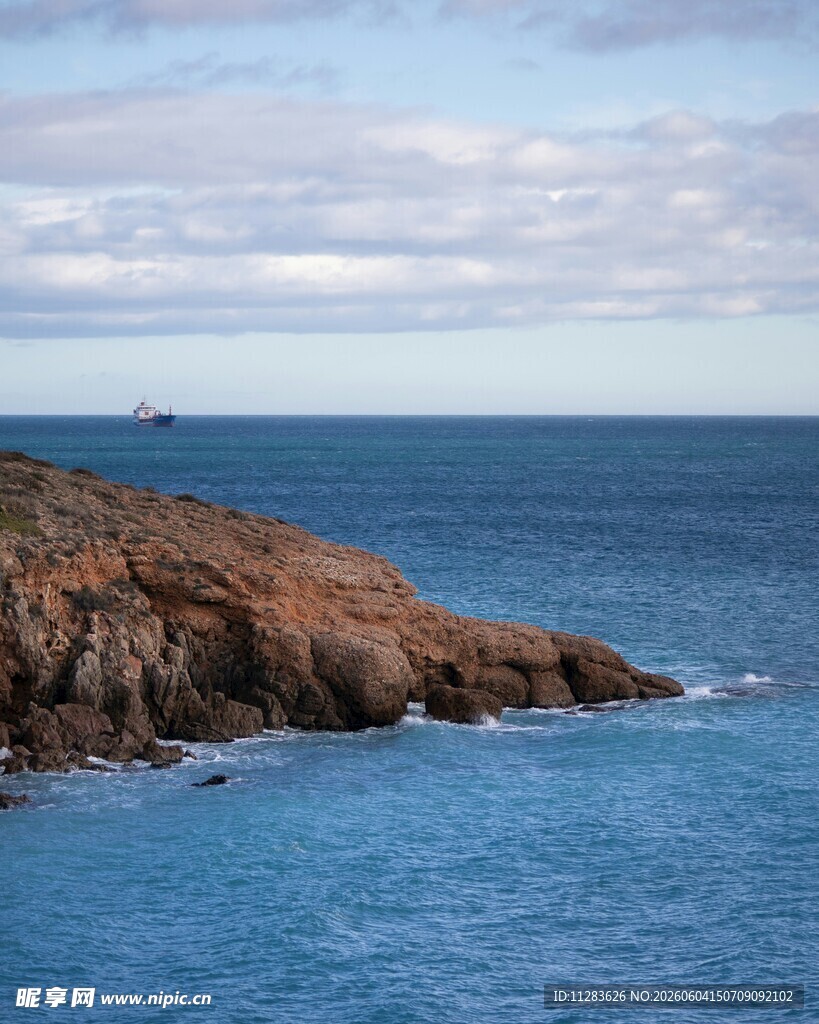 海岸风景辽阔