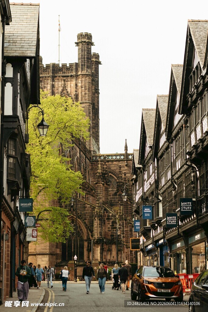 英国小镇街道风景