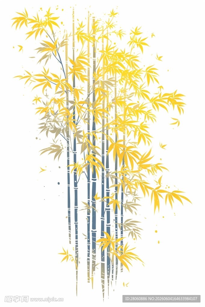 金竹装饰素材