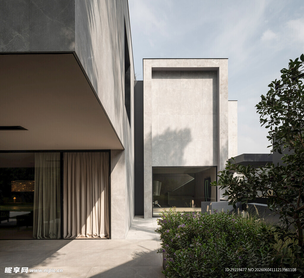 现代简约风格建筑外观