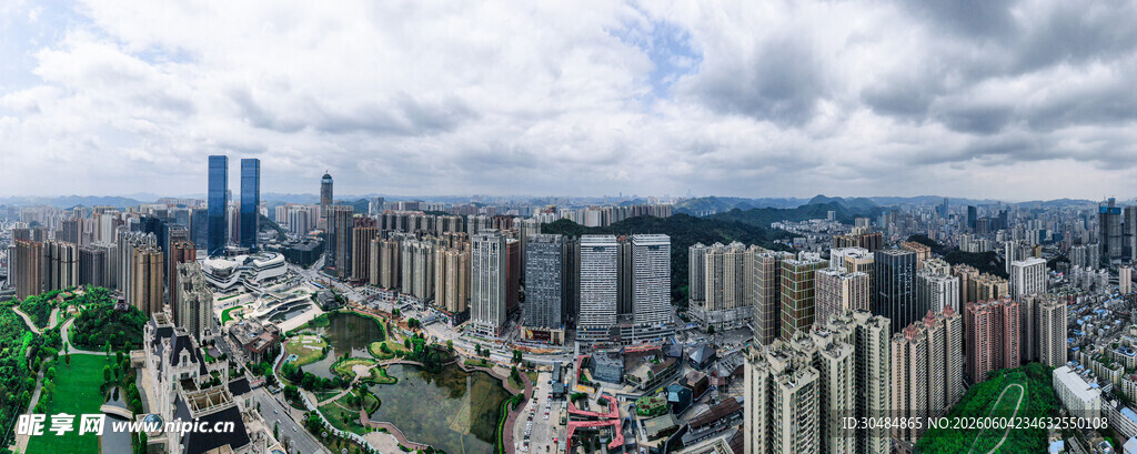 贵阳全景俯瞰图