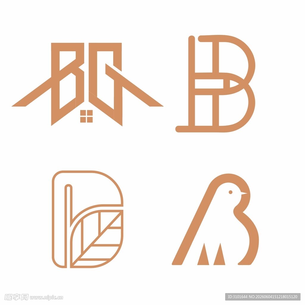 英文标志模板