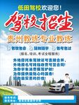 驾校招生宣传海报