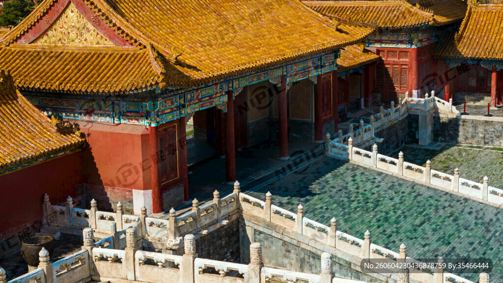 生成故宫建筑群高清图片