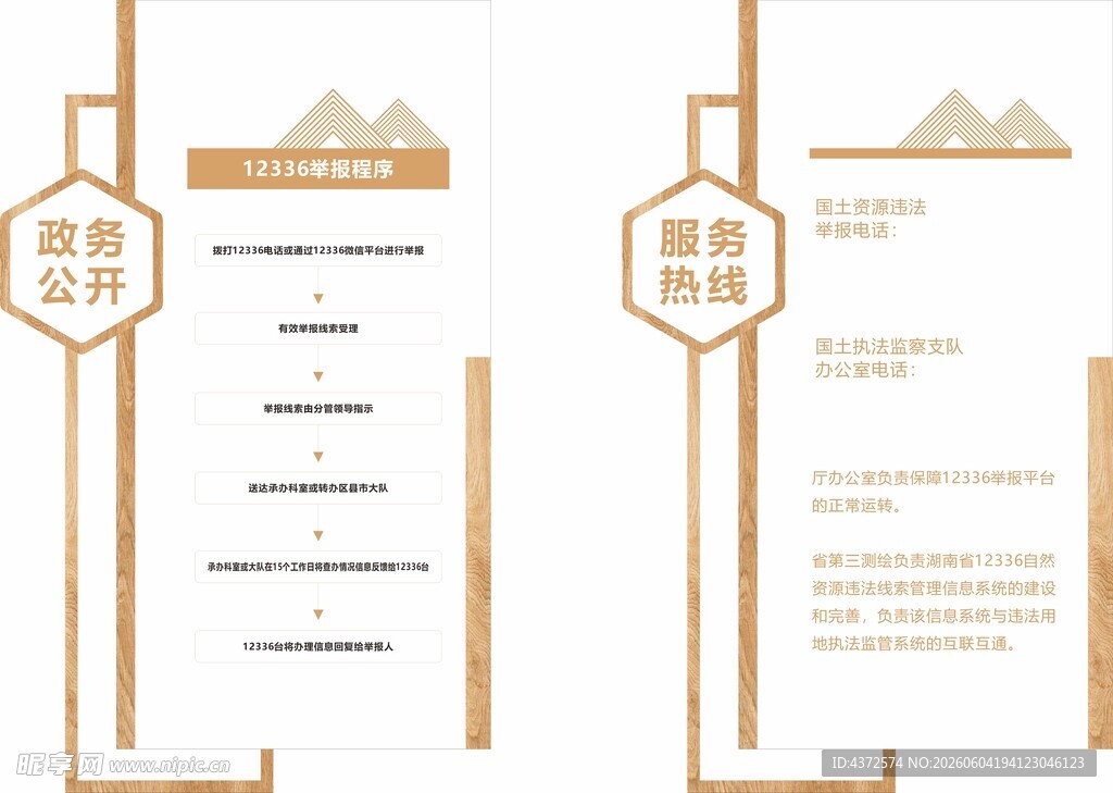 文化展板 政务公开