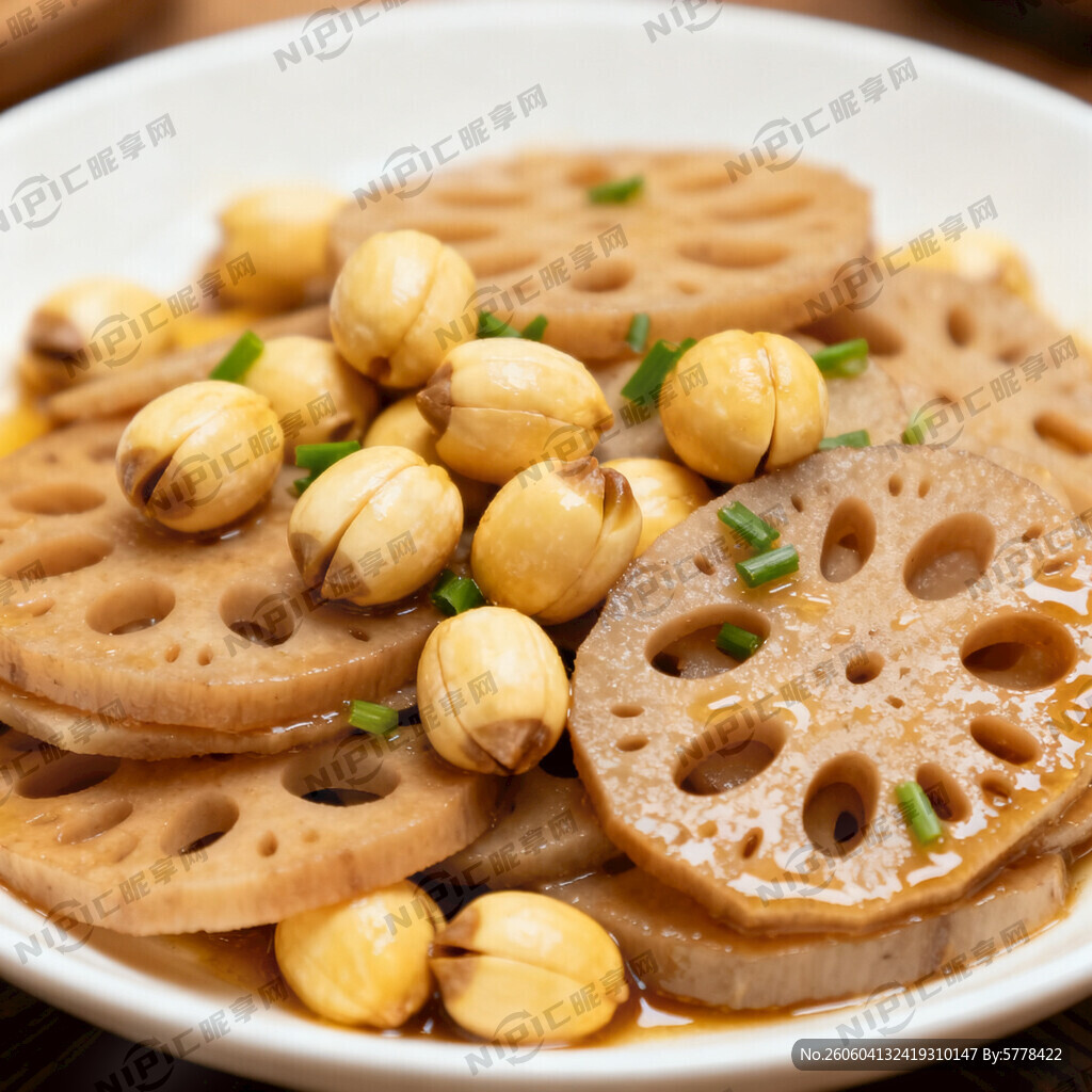 莲子炒莲藕片