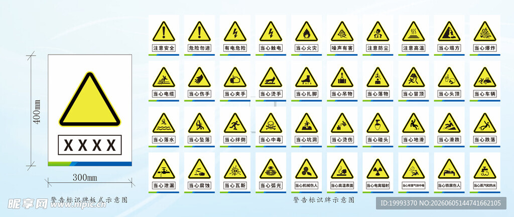 警告标识牌 安全标识牌 标识牌