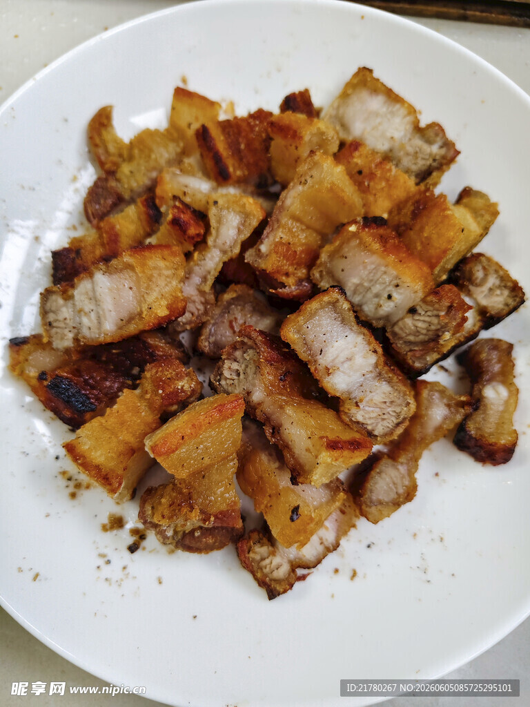 香煎五花肉块