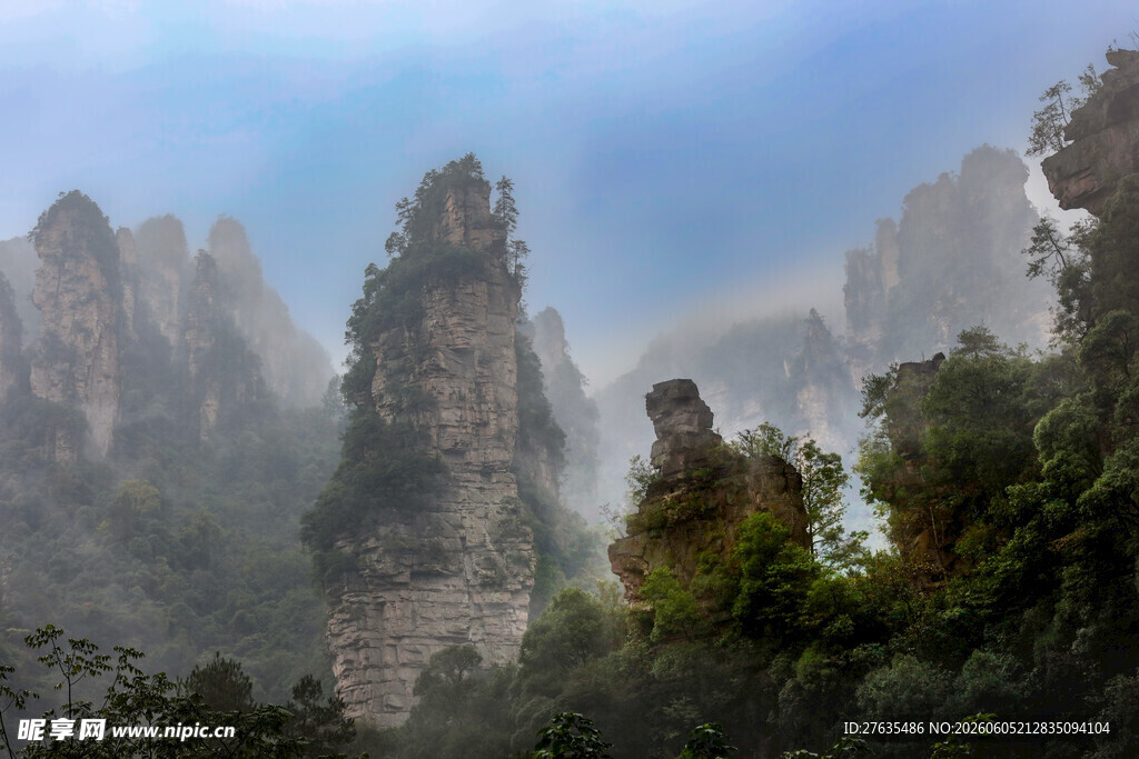 张家界奇峰美景