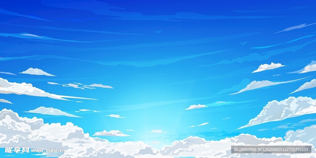 动漫天空背景