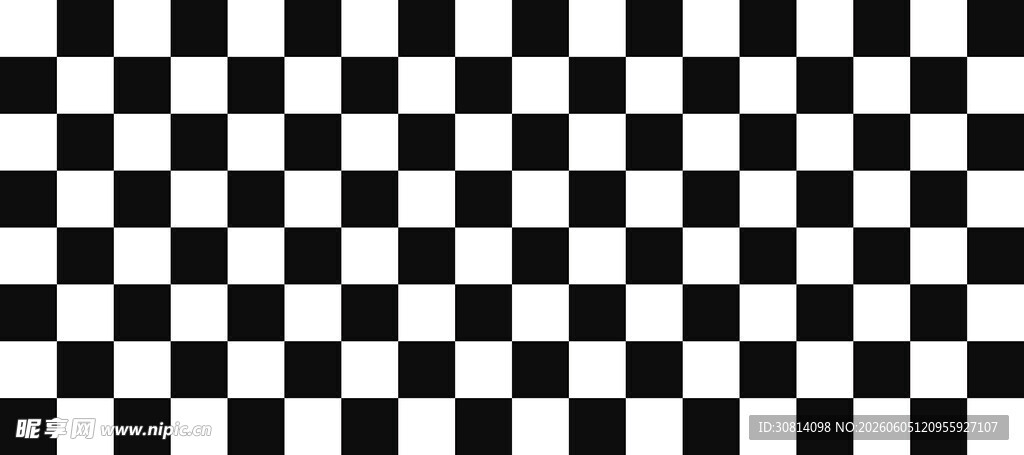 黑白棋盘格图案