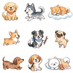 萌宠插画合集
