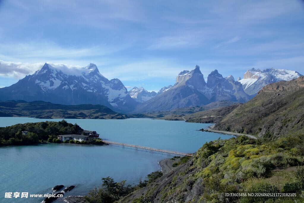 壮丽湖山美景