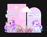 梦幻独角兽生日装饰套装