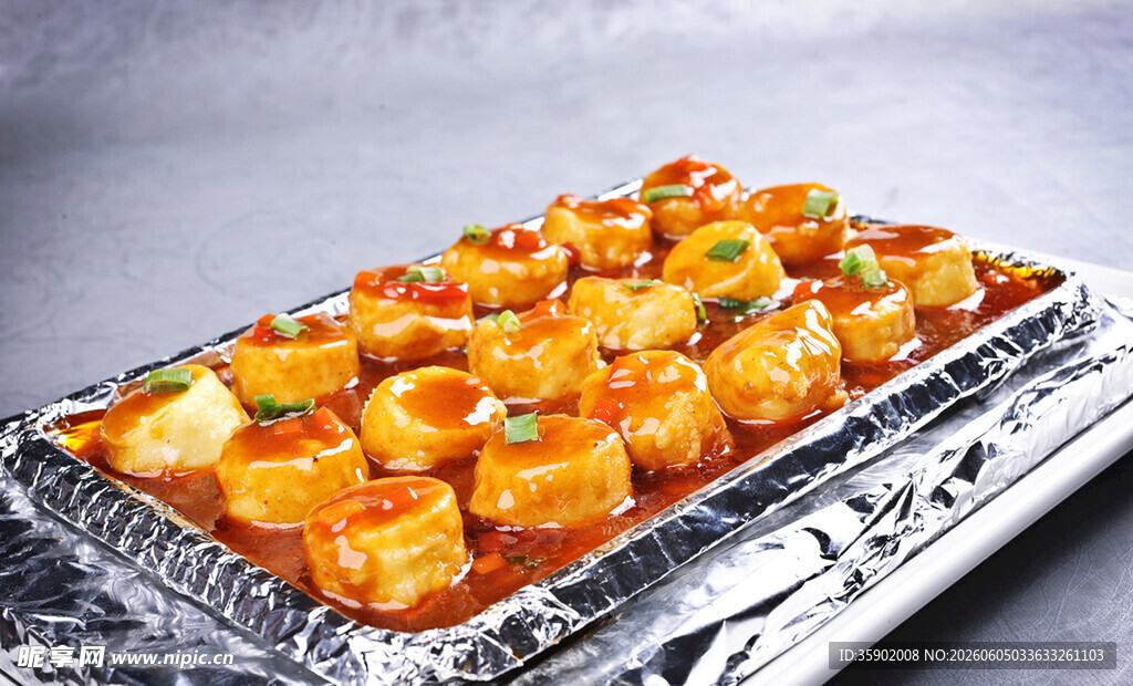 美味铁板豆腐图片
