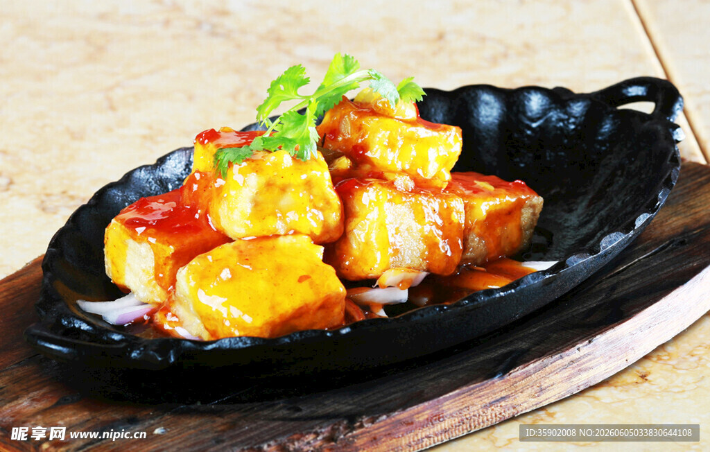铁板美味豆腐