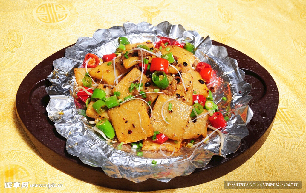 铁板美味豆腐图片