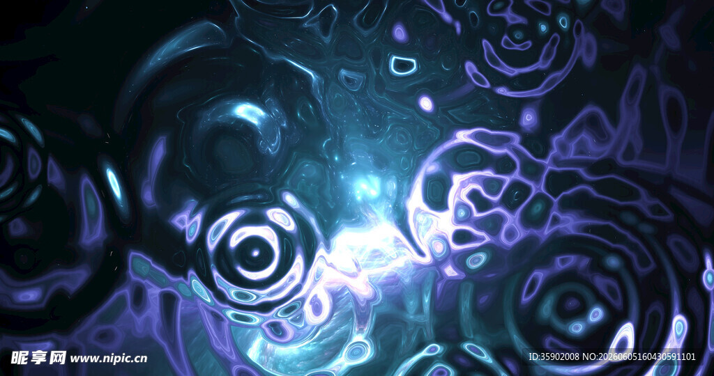 梦幻紫色花卉光影背景