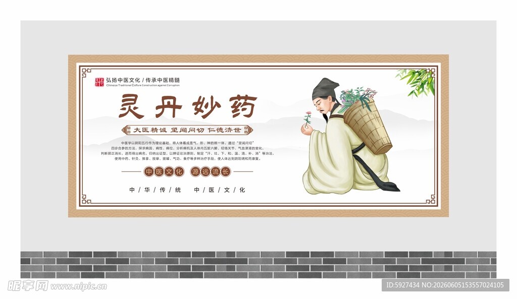 中医文化展板 