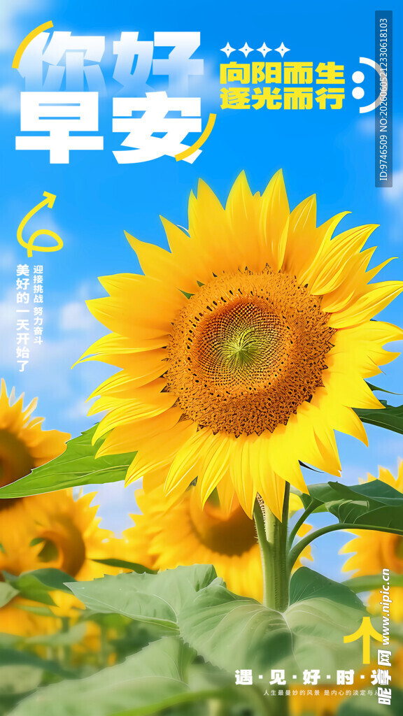 早安海报  
