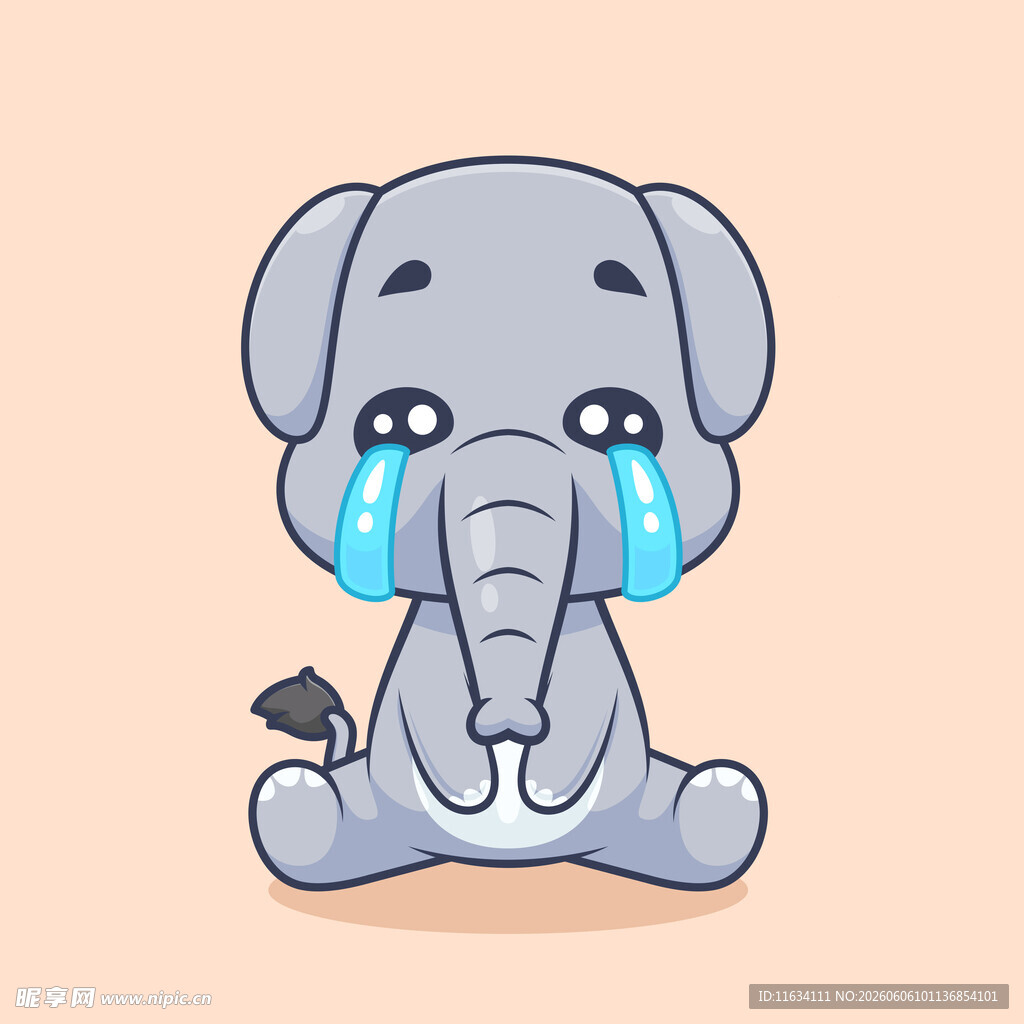 哭泣的小象