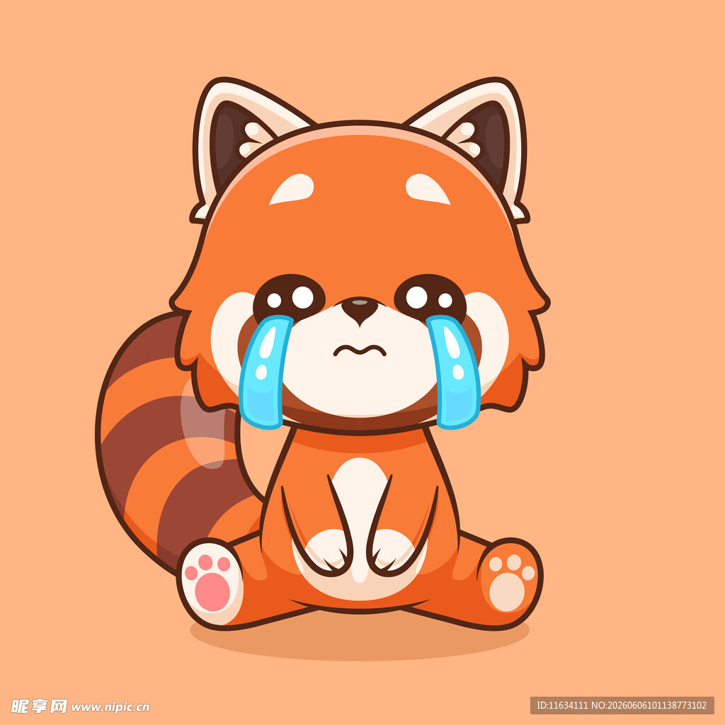 哭泣的小浣熊