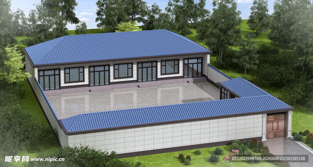 现代风格单层住宅外观