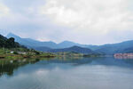 宁静山水湖景自然风光图