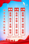 社会主义核心价值观海报