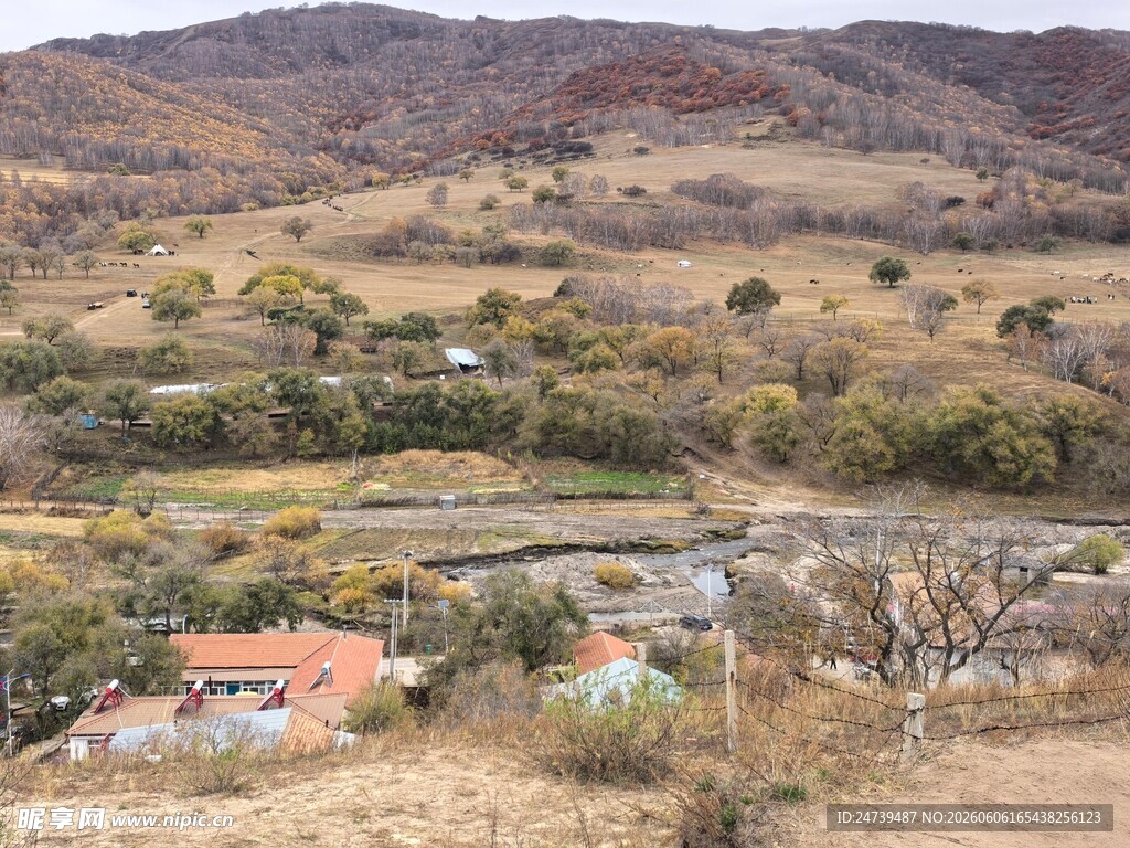 内蒙桦木沟和秋天