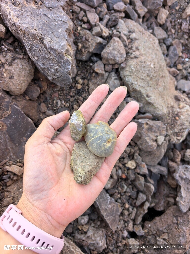 内蒙多伦湖挖的玛瑙
