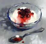 油画静物