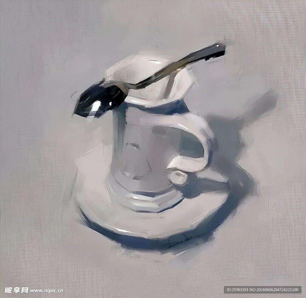 油画静物