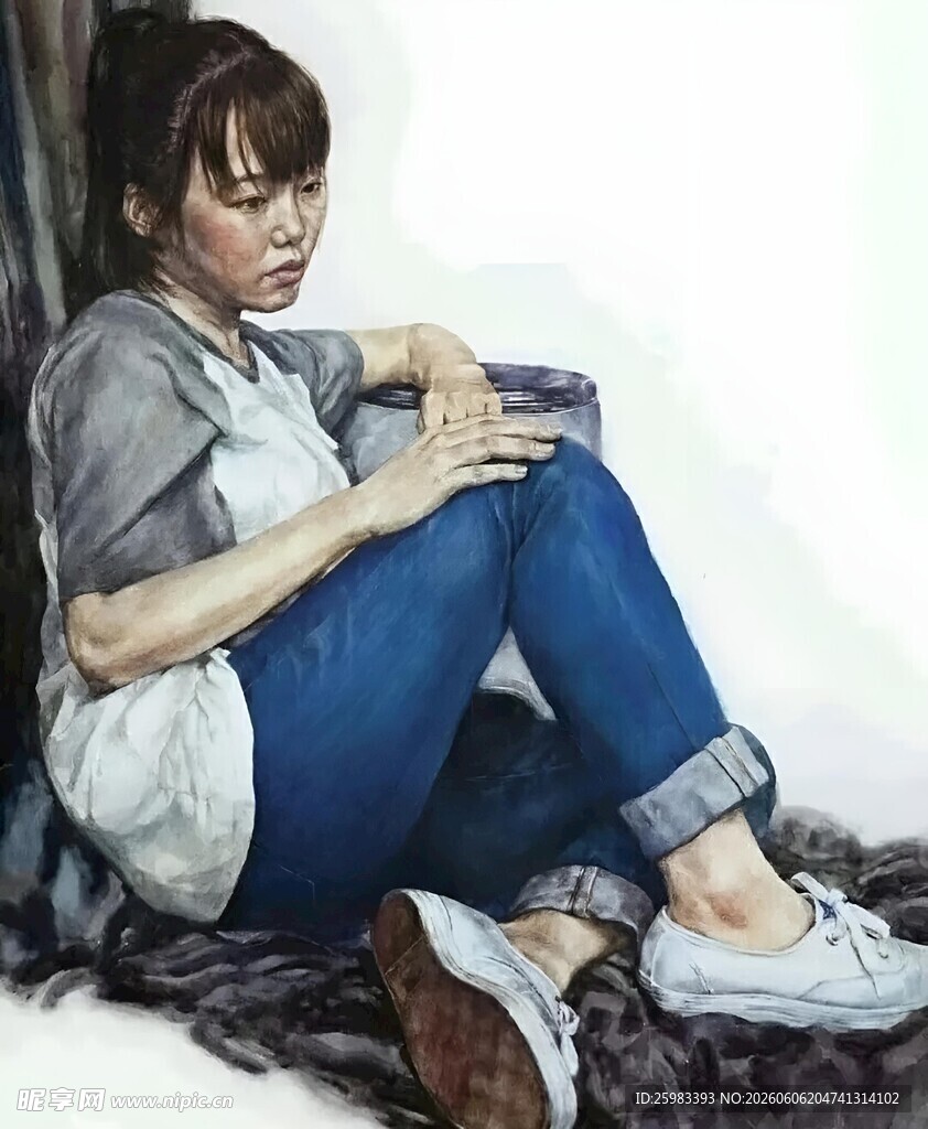 油画人物