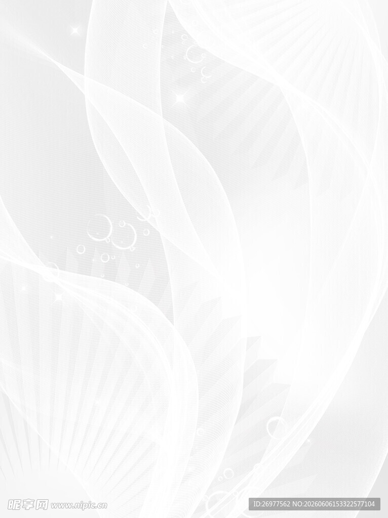 白色抽象线条背景图