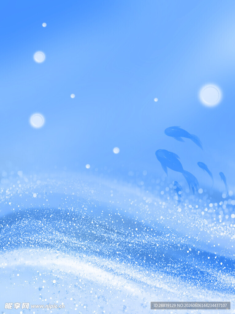 冬日海浪雪景 
