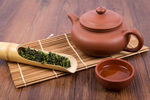 传统茶具与茶叶展示