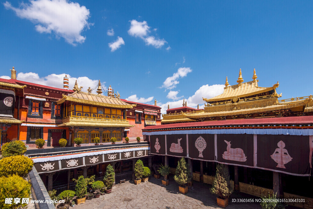 拉萨寺院建筑景观