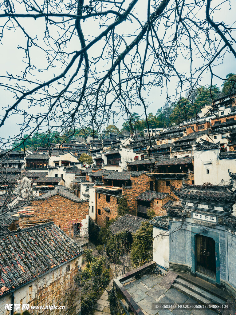 古村落屋顶景观