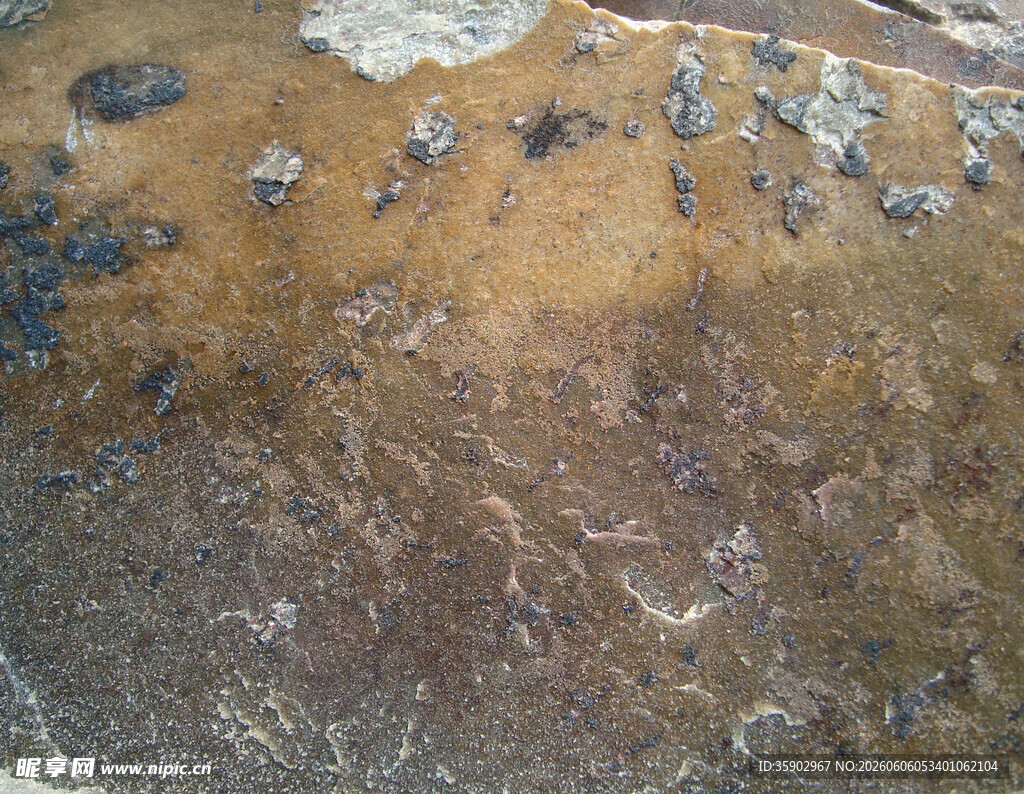 地面斑驳景象