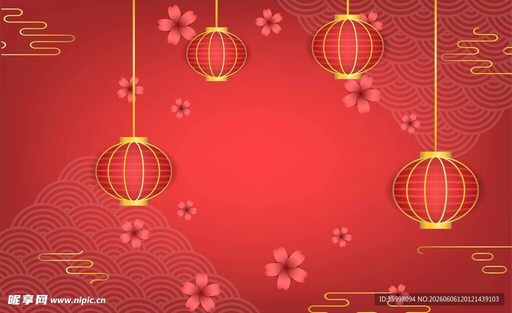 喜庆新年背景