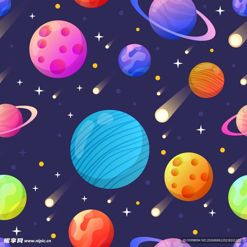 太空星球背景