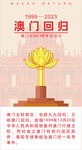 澳门回归纪念莲花雕塑