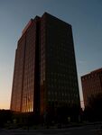 夕阳下的城市