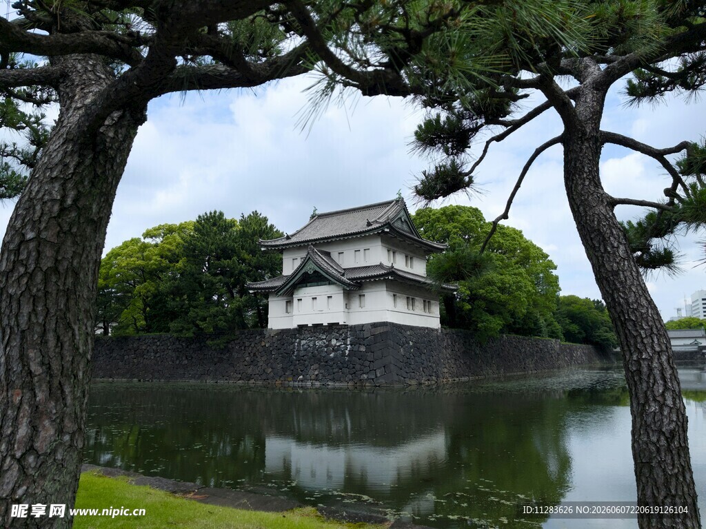 日本皇居美景
