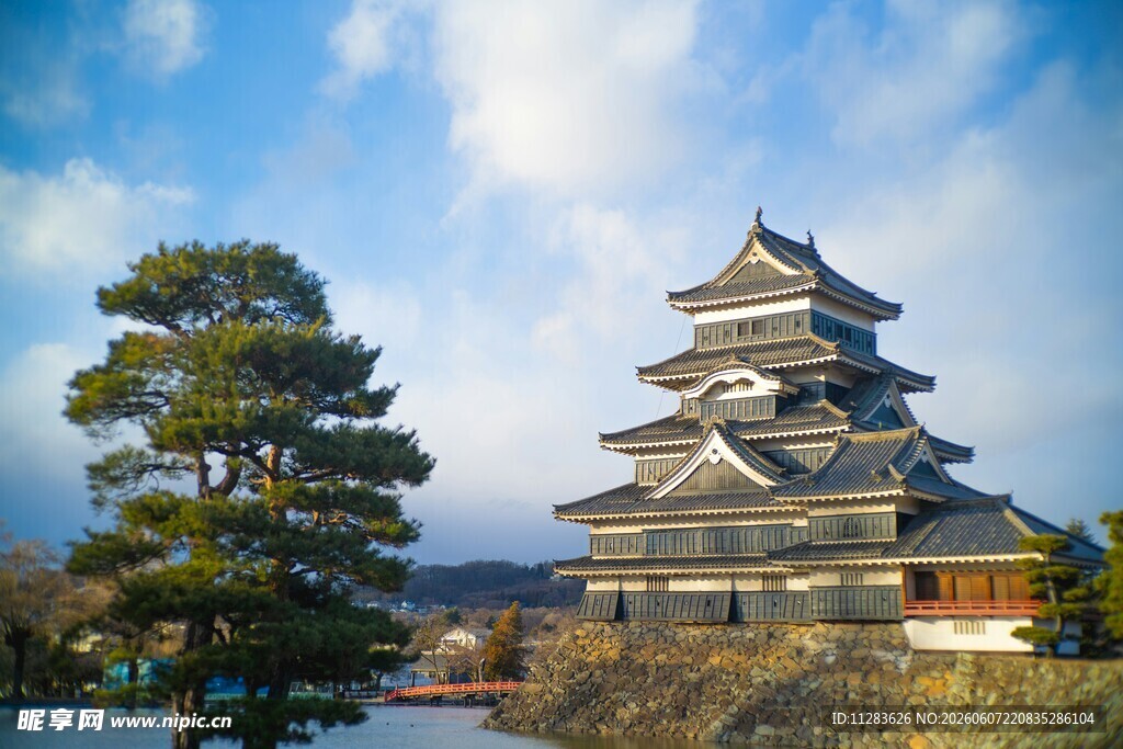 日本松本城古